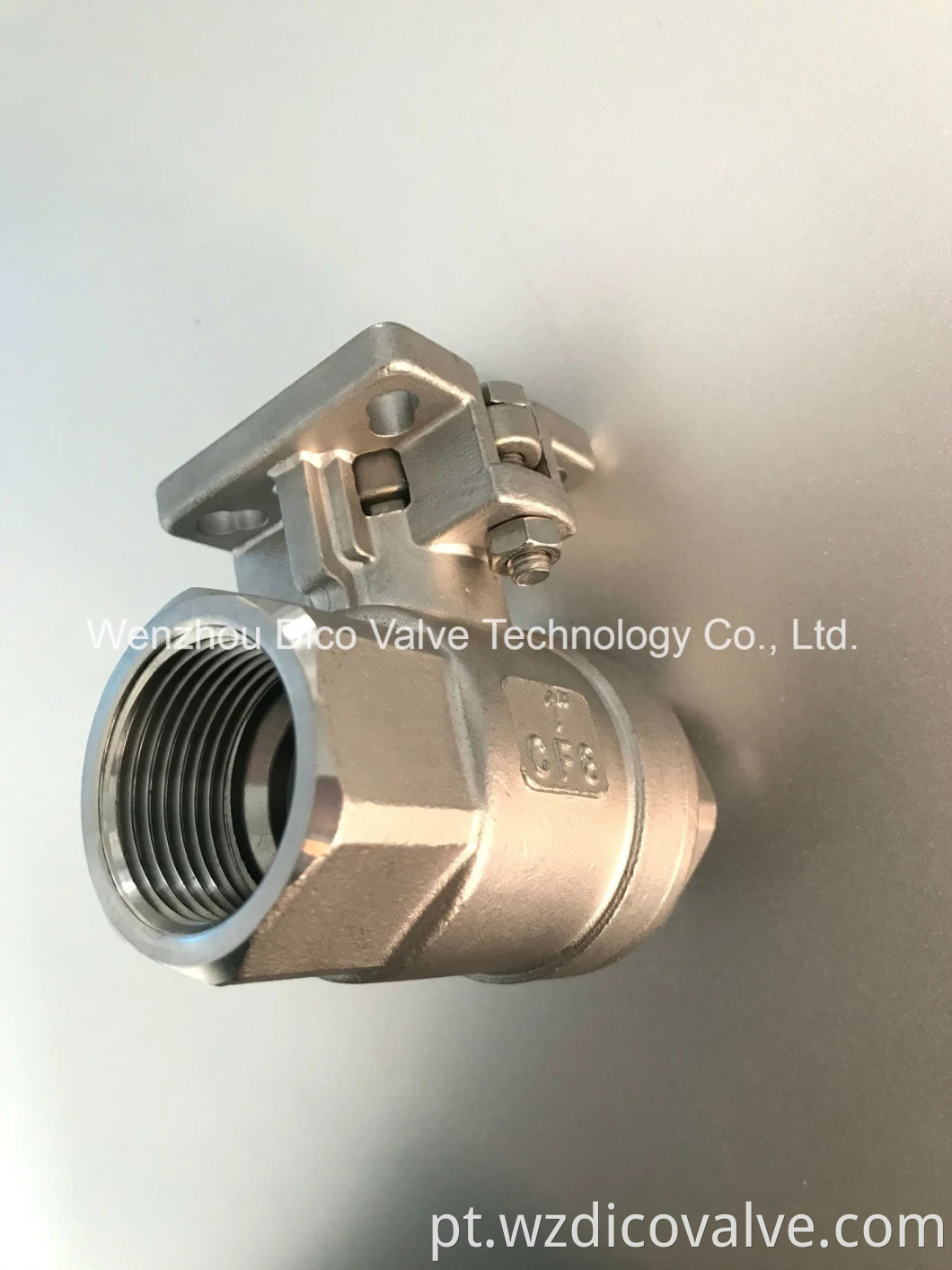 2PC ISO Pad ball valve